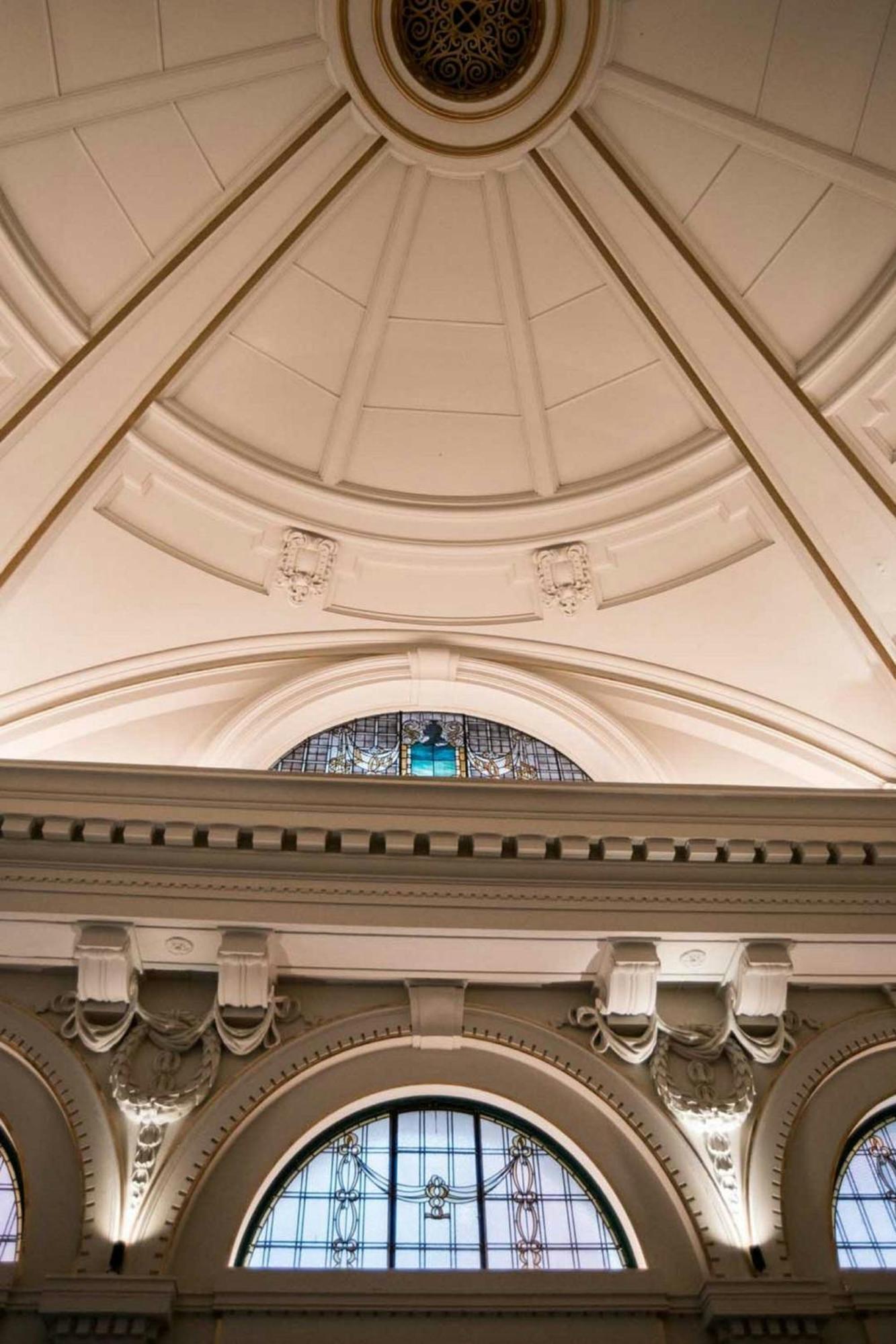 Stock Exchange Hotel Manchester Exteriör bild The ceiling of the main hall